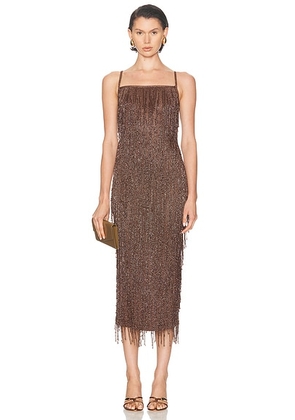 Cult Gaia Ola Dress in Java - Chocolate. Size S (also in XS).