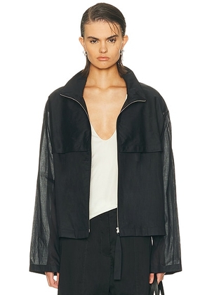 Jil Sander Light Weight Blouson in Black - Black. Size 38 (also in 40).