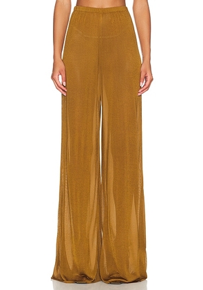 Helsa Arlena Knit Pant in Olive - Olive. Size S (also in XS, M, L, XL).