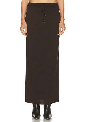 Cult Gaia Nadine Skirt in Dark Java - Chocolate. Size XS (also in S).