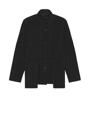 Homme Plisse Issey Miyake Multipocket Jacket in Coke Gray - Grey. Size 4 (also in ).