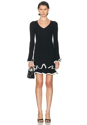 SIMKHAI Avalon Mini Dress in Black - Black. Size M (also in L, S).
