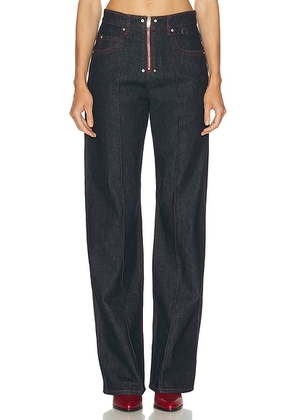 Isabel Marant Stelly Straight Leg in Dark Midnight - Blue. Size 40 (also in ).