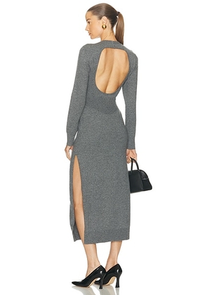 Givenchy Open Back Long Dress in Medium Grey - Grey. Size M (also in L).