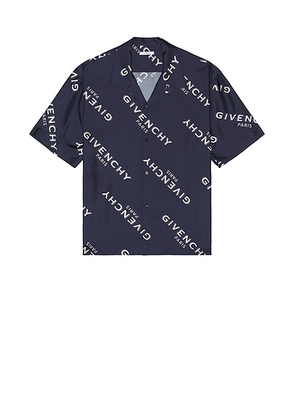 Givenchy Bowling Shirt in Navy - Blue. Size 39 (also in 41, 42, 38, 40).