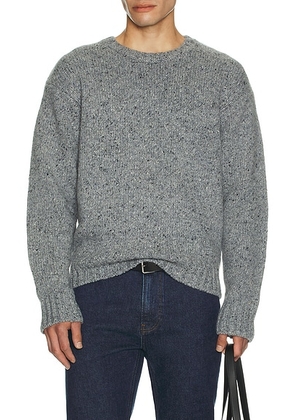 FRAME Sailor Sweater in Grey Melange - Grey. Size M (also in XL/1X, S, L).