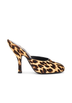 Jude For Fwrd Date Mule in Leopard - Brown. Size 36.5 (also in 37.5).