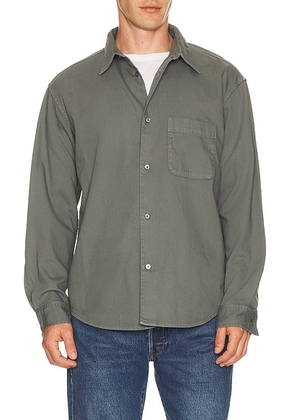 FRAME Modern Shirt in Old Blue - Blue. Size S (also in XL/1X).