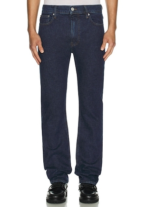 FRAME Modern Straight Jean in Varsity - Blue. Size 31 (also in 30, 32, 33, 34).
