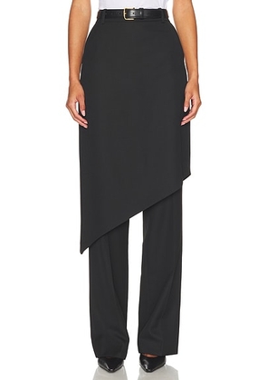 Helsa Trouser With Attached Skirt in Black - Black. Size XL (also in ).
