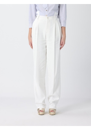 Pants ELISABETTA FRANCHI Woman color Ivory