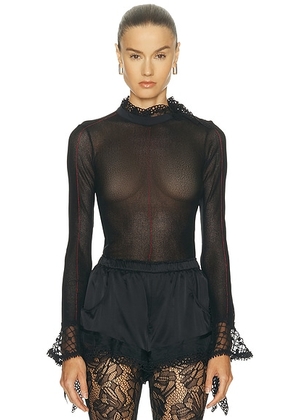 Isabel Marant Sarah Top in Black - Black. Size 38 (also in 34, 36, 40).