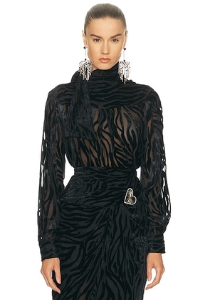 Isabel Marant Geona Top in Black - Black. Size 42 (also in 34).