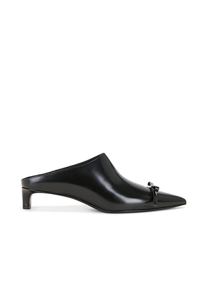 Jil Sander Bow Mule in Black - Black. Size 38 (also in 36, 39, 40, 41).