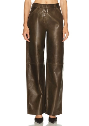 Cult Gaia Dalton Pant in Nymph - Olive. Size 0 (also in ).