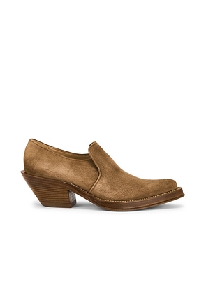 Gabriela Hearst Jack Loafer in Dark Sand - Brown. Size 38 (also in 38.5, 39, 39.5, 40).
