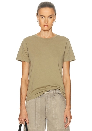 GRLFRND Small Tee in Light Olive - Olive. Size M (also in S, XS, XXS).