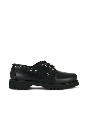 G.H.BASS Ranger Camp Mocassin Dress Shoe in Black - Black. Size 8 (also in 7).
