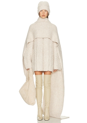 Helsa Joanie Hand Knit Cardigan in Oatmeal - Beige. Size L (also in XXS, XS, S, M).