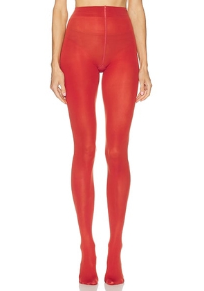 FALKE Pure Matt 50 Semi Opaque Tights in Brick - Brick. Size M (also in ).