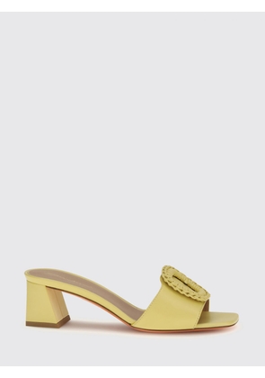 Heeled Sandal SANTONI Woman color Yellow
