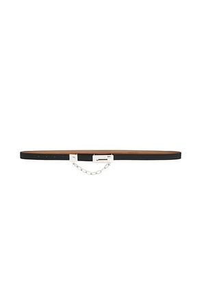 Gabriela Hearst Lock Belt in Black - Black. Size M (also in XS, S, L).