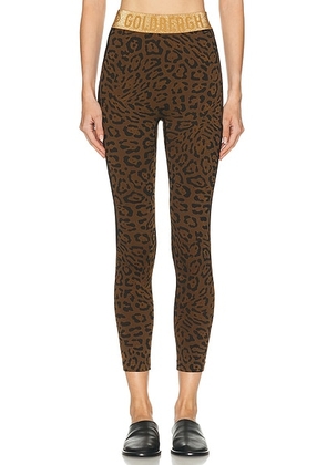 Goldbergh Caitlyn Baselayer Pant in Jaguar - Brown. Size XXS/XS (also in L/XL).