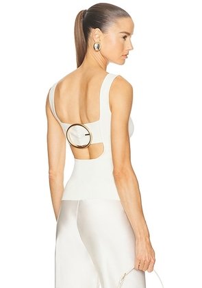 Cult Gaia Levi Top in Off White - Ivory. Size M (also in L, S, XS).