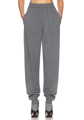 Helsa Kerstin Knit Jogger in Medium Heather Grey - Grey. Size M (also in XXS, XS, S, L, XL).