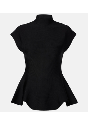 Khaite Andra peplum top