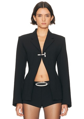 HAELO Lock Construct Blazer in Black - Black. Size M (also in L, S, XL, XS, XXS).