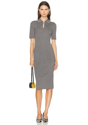 Jil Sander Polo Dress in London Fog - Grey. Size 40 (also in ).