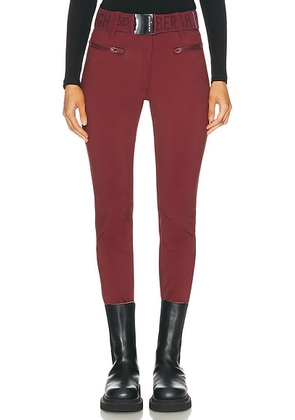 Goldbergh Paris Ski Pant in Vino Rosso - Red. Size 38 (also in 36, 40, 42).
