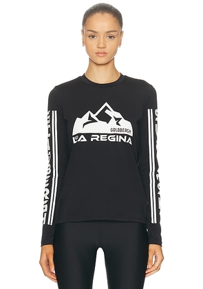 Goldbergh Rosanna Long Sleeve Top in Black - Black. Size M (also in L, S, XS).