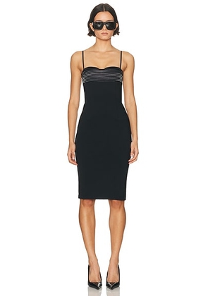 HAELO Brace Bra Dress in Black - Black. Size M (also in L, S, XL, XS, XXS).