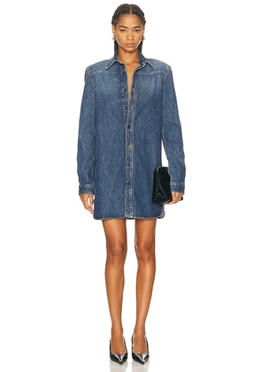 Haikure Sue Shirt Dress in Authentic Dark Wash - Blue. Size XS (also in S).