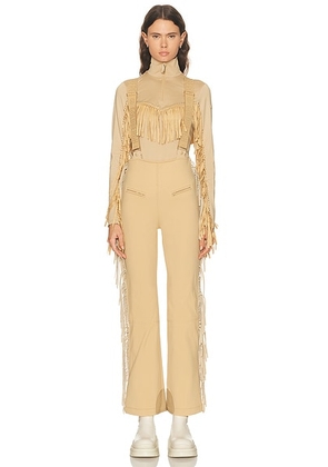 Goldbergh Cowboy Ski Pant in Caramello - Beige. Size 36 (also in ).