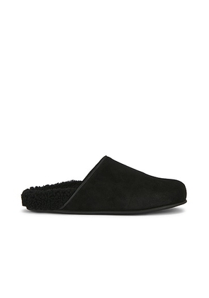 Jenni Kayne Suede Ashby Clog in Black - Black. Size 39 (also in 36).
