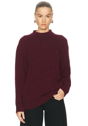 Gabriela Hearst Alfie Sweater in Bordeaux & Fuchsia - Burgundy. Size M (also in XS, S, L).