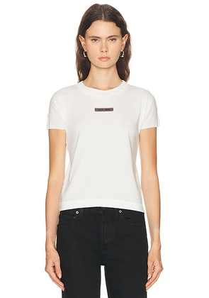 Fear of God ESSENTIALS Cap Sleeve Tee in Cloud White - White. Size M (also in XS, S, L).