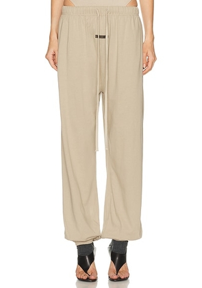 Fear of God ESSENTIALS Classic Sweatpant in Timber - Beige. Size S (also in L).
