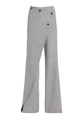 Courrèges Oblique Caviar Wool Pants - Moda Operandi