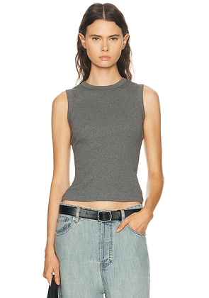 FLORE FLORE Esme Tank Top in Melee Grey - Grey. Size M (also in L, S, XL, XS).