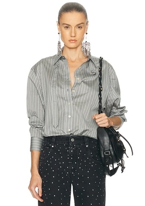 Isabel Marant Aurora Top in Grey - Grey. Size 34 (also in 36, 40, 42).