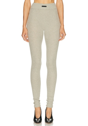 Fear of God ESSENTIALS Waffle Legging in Abbey Stone - Neutral. Size L (also in ).