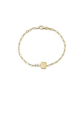 Jade Trau Mini Catherine Key Bracelet in 18k Gold - Metallic Gold. Size all.