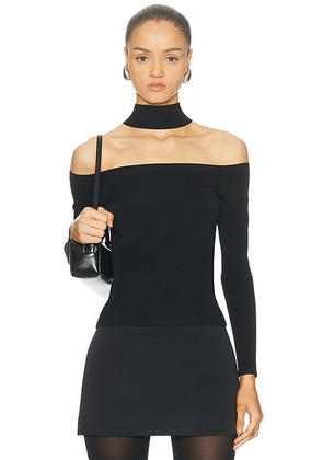 SIMKHAI Lila Top in Black - Black. Size M (also in XS, L).