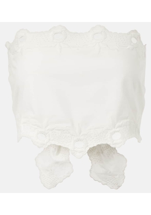 Posse Antoinette embroidered cotton top