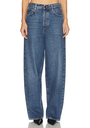 FRAME X Amelia Gray The Detour Jeans in Gear - Blue. Size 24 (also in 27, 23, 25, 26, 28, 29, 30, 31, 32).