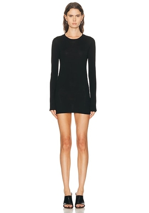 FRAME X Amelia Gray Ghost Tunic in Black - Black. Size M (also in S, XS, L).